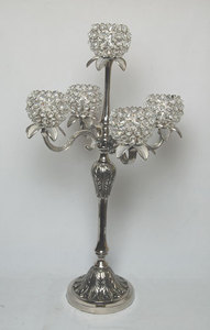 <b>Top</b> Selling <b>Crystal</b> Metal Votive Tea Light Candle Holder Classic Style Fabulous Design Nickel Finishing Votive Candle Holder - Product Image 6