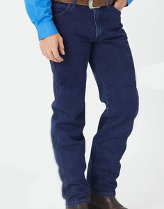 Latest Design Custom Label <b>Mens</b> Cowboy Denim <b>Jeans</b> Classic Western Style Straight-leg Regular Fit Heavyweight Durable Light <b>Work</b> - Product Image 3
