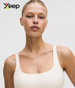 เสื้อชั้นในกีฬาโยคะคุณภาพสูงสำหรับผู้หญิง XEEP รุ่น XC-SB-145 แบบเรียบง่าย ระบายอากาศได้ดี สายปรับได้ แผ่นรองถอดออกได้ รองรับได้ดีเยี่ยม แห้งเร็ว - Product Image 3