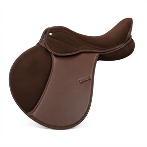 Silla de Montar Inglesa de Cuero Genuino para Salto, Fabricante OEM, Silla de Entrenamiento Ecuestre - Product Image 1