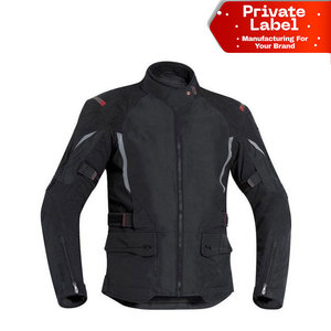 Chaqueta de Cordura Térmica Cortavientos para Motociclismo en Clima Frío, Chaqueta de Cordura con Forro Polar Extraíble para Motociclistas en Todas las Estaciones - Product Image 1