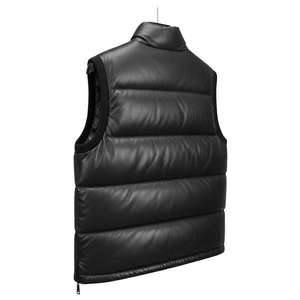Custom Men's Insulated Waterproof Puffer <b>Vest</b> Winter Quilted Sleeveless Outdoor Casual <b>Utility</b> Waistcoat Jacket - Product Image 5