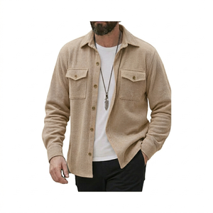 Camisas Formales de Oficina Personalizadas para Hombre, Cuello Camisero, Manga Larga, Estampadas, de Sarga Tejida, Ecológicas, Antiarrugas, para Primavera - Product Image 4