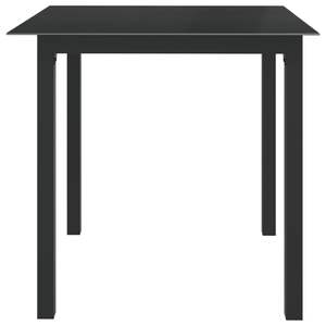 31.5 da tavolo in alluminio e vetro nero "x 31.5" x 29.1 "per uso esterno - Product Image 3