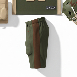 ชุดยูนิฟอร์มอเมริกันฟุตบอลแบบสั่งทำพิเศษสำหรับทีม  ชุดเสื้อคอวีผ้าตาข่ายระบายอากาศได้ดี  แผงข้างยืดหยุ่นสูงสำหรับผู้เล่น - Product Image 5