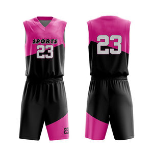 Maillots de basket-ball pour hommes personnalisés, respirants, à séchage rapide, réversibles, ensemble d'uniformes de basket-ball personnalisés - Product Image 4