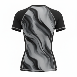 Camiseta premium de compresión para hombres, mujeres y niños, para MMA, BJJ, jiu jitsu, entrenamiento sin gi, sublimada personalizada, duradera, al por mayor. - Product Image 2