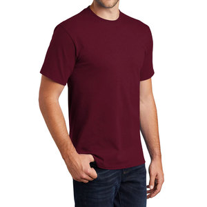 T-shirts pour hommes Front Loom OEM Service, vierges, 100% coton, séchage rapide, respirants, coupe classique, manches courtes, décontractés - Product Image 2