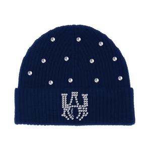 Gorro de Punto Personalizado de Fábrica, 100% Acrílico, con Pedrería, Diseño a Cuadros, Bordado a Mano, Transpirable, Impermeable, Unisex, para Playa y Viajes - Product Image 4