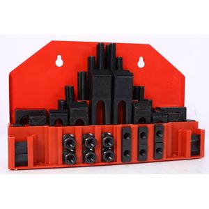 58-Piece T Slot <b>Clamping</b> Kit Mill Machinist Set with 5/8 <b>Table</b> Slot 1/2 13 Stud Size for Vise - Product Image 6