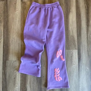 High Quality Custom Fleece <b>Joggers</b> Men Sweatpants French Terry Baggy <b>Stacked</b> Flare Sweat Pants Men NEW - Product Image 2