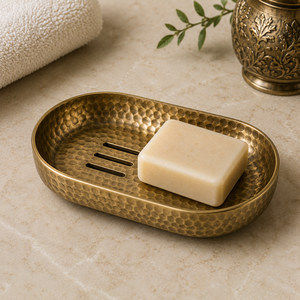 Porte-savon élégant en laiton de haute qualité – Support de savon moderne pour salle de bain, comptoir, hôtel, spa – Accessoire de salle de bain, plateau à savon - Product Image 5