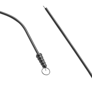 Tube d'aspiration Yasargil Premium en acier inoxydable, poignée micro-chirurgicale avec orifice de contrôle du vide, certifié CE ISO - Product Image 2