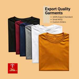 Camiseta de Manga Corta con Cuello Redondo para Hombre T LAYER CO., Corte Regular, Color Sólido, Informal, Tejido de Punto Jersey, Transpirable, Diseño Liso - Product Image 1