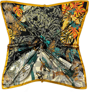 Nouveau Bandana Carré en Soie de Haute Qualité, Motif Paisley et à Pois, Plus de 20 Couleurs Printanières, Toutes Saisons, Unisexe, pour l'Extérieur - Product Image 1