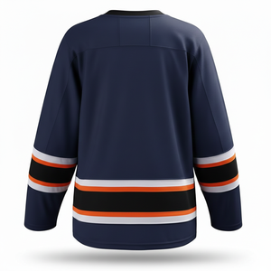 Maillot de hockey sur glace pour hommes, best-seller, durable, léger, 100% polyester, manches longues, pour joueurs - Product Image 2