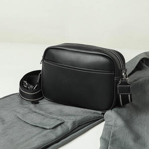 Bolso Bandolera de Cuero PU Marrón, Mini Bolso de Hombro, Bolso para Cámara, para Viajes Diarios - Product Image 3