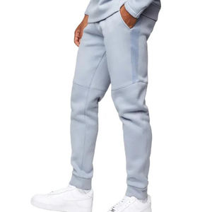 Sweatpants pour hommes de haute qualité avec logo personnalisé, tissu Oxford 100% coton, doublure en polaire écologique, imperméable, respirant, formel - Product Image 1