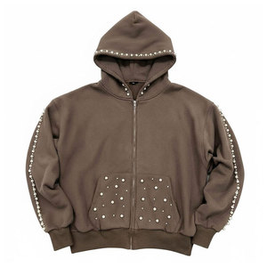 Sudaderas con Pedrería para Uso en Exteriores, Ropa de Moda Casual, Sudaderas con Pedrería para Hombre para Invierno en Diferentes Diseños - Product Image 1