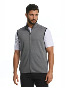 Gilet de golf unisexe en cuir sans manches, léger, coupe-vent, avec fermeture éclair 1/4, enduit, pour sports de plein air, course à pied et randonnée - Vente en gros - Product Image 5