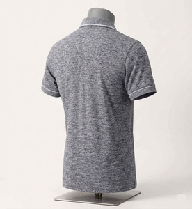 Polo moderne slim fit avec bordure contrastée, tissu luxueux au toucher doux, polo décontracté pour homme, personnalisable, uniforme d'équipe, manches courtes, chemises de sport - Product Image 5