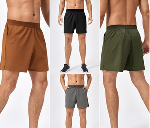 Popular Men Gym <b>Shorts</b> Quick Dry Nylon Jogger <b>Running</b> <b>Short</b> Pants Stretch Workout Men Casual Fitness Training Men - Product Image 5
