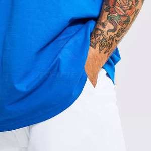 Camiseta Oversize para Hombre, Corte Regular, 100% Algodón, Transpirable, Secado Rápido, Diseño Personalizado, Ropa Urbana para Exteriores - Product Image 6
