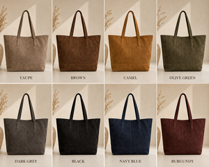 Sac fourre-tout minimaliste en daim, couleur unie, ouverture supérieure, sac à main pour femme, usage quotidien - Product Image 6
