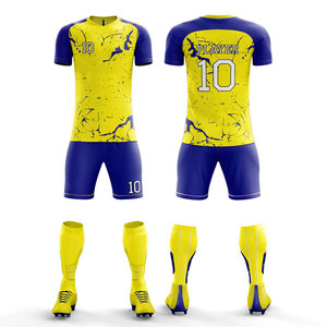 Uniforme de Fútbol de Manga Corta con Estampado Sublimado, Uniforme de Compresión para Clubes Deportivos, Venta Caliente, MOQ Bajo - Product Image 4