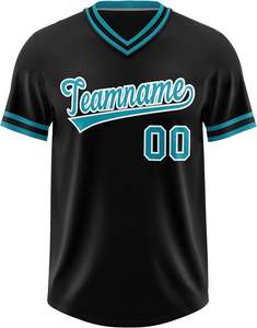 Jersey de Béisbol Personalizado con Cuello en V, Transpirable, Estampado, con Nombre y Número Bordados para Hombres, Mujeres y Adultos - Product Image 5