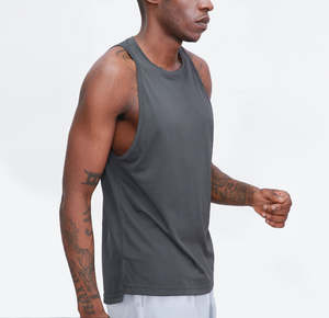 Camiseta sin mangas para culturismo para hombre, chaleco de gimnasio transpirable sin mangas para entrenamiento físico - Product Image 3