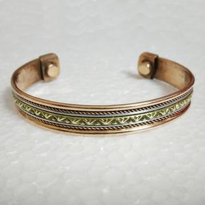 Pure <b>Copper</b> Magnetic Therapy Bracelet for <b>Men</b> Women Arthritis Pain Relief Hammered Adjustable Solid <b>Copper</b> Cuff <b>Bangle</b> Jewelry - Product Image 6