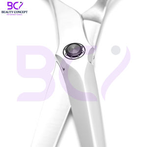 Ciseaux de barbier haut de gamme en acier inoxydable 440C, ciseaux de coupe de cheveux ultra-affûtés pour salon, dernier design de ciseaux de coiffure - Product Image 5
