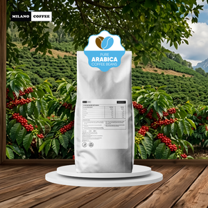 Café Arábica Tostado Claro en Grano Entero, Bolsa de 1 kg para Máquina de Espresso Comercial - Product Image 1