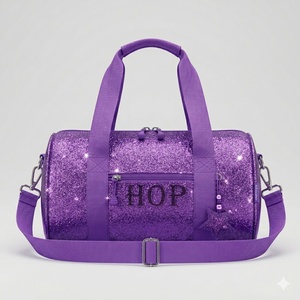 Cheerleading Duffle <b>Bags</b> Custom Cheer <b>Bag</b> Durable Lightweight Sports <b>Glitter</b> duffle <b>Bags</b> with shoe compartment customize design - Product Image 2
