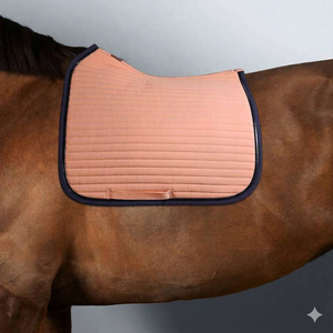 BRAND ZONE Tapis de selle polyvalent personnalisé confortable pour dressage et équitation anglaise, en velours avec rembourrage en mousse de polyester - Product Image 3