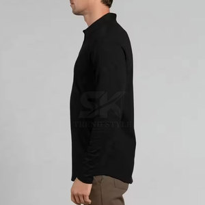 Camiseta Polo Lisa de Manga Larga para Hombre, Diseño Personalizado 2026, Producto de Invierno - Product Image 4