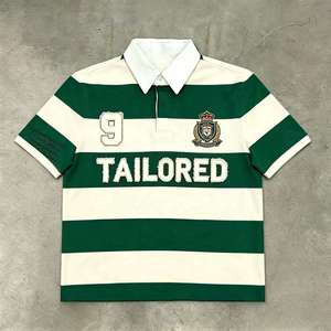 Maillot de rugby vintage unisexe sans manches - Broderie personnalisée Lettres et numéros Coupe classique Impression numérique Séchage rapide Logo frontal - Product Image 4