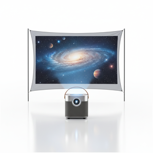 Mini projecteur haute performance 1080P, projecteur laser portable 150 lumens, compatible 3D, Android, batterie intégrée (2h), bureau - Product Image 4