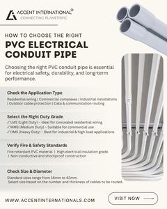 Fire Resistant PVC <b>Electrical</b> <b>Conduit</b> Pipe <b>Plastic</b> Wiring Tube Corrosion Resistant Fire Retardant <b>Electrical</b> Cable <b>Conduit</b> - Product Image 6