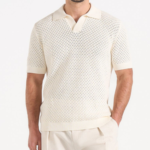 Chemise de golf pour homme en polyester/coton tricoté, nouveau design, prix de gros Wintress, personnalisable et économique - Product Image 1