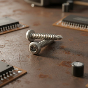 Tornillos Autoperforantes de Cabeza Plana PDC de Acero Inoxidable (304/316/410), Alta Resistencia, Resistentes a la Corrosión, Acabado Natural, Métricos, Phillips - Product Image 1