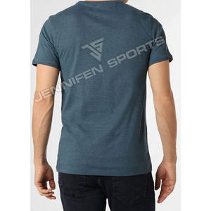 Camiseta de Manga Corta para Hombre, 240 g/m², 100% Algodón, Cuello Redondo, Color Sólido, Corte Regular, Informal, Secado Rápido, Transpirable, Gran Venta - Product Image 4
