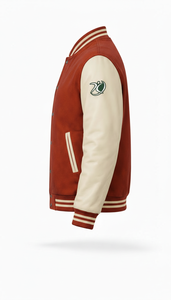 Winter Fashion Varsity <b>Jacket</b> High School Hooded Front Logo Polyester/Cotton Breathable Eco-Friendly Unisex - Product Image 2