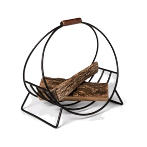 Nuevo y popular: Soporte de leña de hierro resistente hecho a mano para chimenea, estante para almacenamiento de leña en exteriores, tamaño y forma personalizables - Product Image 5