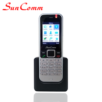 Téléphone IP VoIP SC-9088-IP4G noir avec double mode 4G GSM, client WiFi et point d'accès, garantie 1 an
