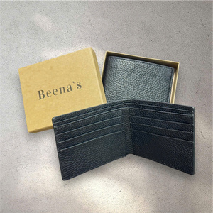 Beena's Genuine Leather Bifold <b>Card</b> <b>Holder</b> <b>Wallet</b> for Business & Credit <b>Cards</b> Normcore/Minimalist Style Everyday Use - Product Image 6