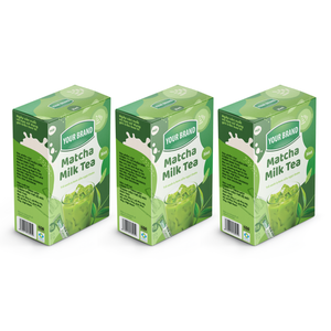 100% ธรรมชาติทันทีมัทฉะ3In1ผงที่อุดมไปด้วยกลิ่นหอมชาที่กำหนดเองสไตล์บรรจุภัณฑ์ฉลากส่วนตัวทันทีชา - Product Image 2