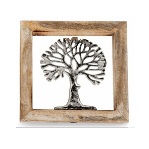 Sculptures d'arbres contemporaines en aluminium, conçues avec des détails raffinés, offrant un support durable et une expression décorative intérieure haut de gamme. - Product Image 3