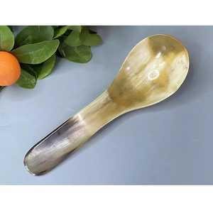 Cuillère en corne de buffle, artisanat naturel, polie, durable, décoration d'intérieur, style rustique - Product Image 4